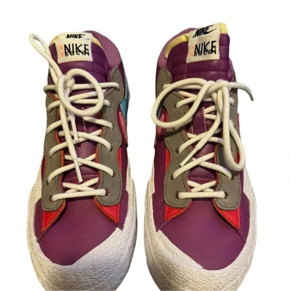 Nike Blazer Low sacai KAWS Purple Dusk Mens Size 8.5 Women’s Size 10 - Picture 3 of 7